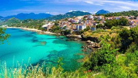 Appartamento 'Torre Mare - Antica Torre Del Porto' con vista mare, Wi-Fi e aria condizionata Apparta, Italia, Centola, Cilento