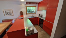 3-room flat with open kitchen; wonderful mountain and lake view, Switzerland, Silvaplana, Oberengadin