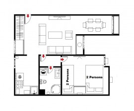 Ferienwohnung für 4 Personen ca. 55 m² in Budva, Adriaküste Montenegro (Küste um Budva), Montenegro, Budva