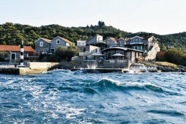 Camera vista mare in villa di lusso con spiaggia privata