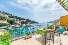 Camera doppia Mariza con vista mare a Rabac, Croatia, Porto Albona, Labin-Rabac