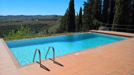 Villa 'Castello di Monteluco a Lecchi' con vista sulle colline, piscina e Wi-Fi, Italia, Gaiole in Chianti, Chianti