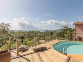 Villa 'Il Giardino Etrusco Bolsena' con vista lago, piscina privata e Wi-Fi, Italia, Bolsena, Lago di Bolsena