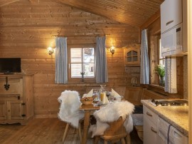 Two rustic chalets for small travel groups