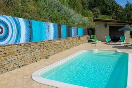 Magnifica villa indipendente con piscina privata, A\/C, patio, animali ammessi e parcheggio, Italia, Cossano Belbo, Langhe