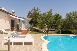 Villa 'La Pergola' con vista mare, piscina e aria condizionata, Italia, Castellammare del Golfo, Provincia di Trapani